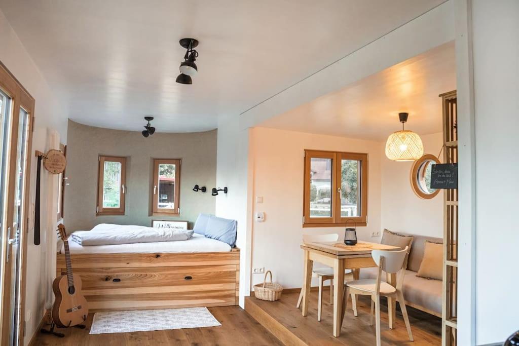 Oberschneiding Wohnwagon Paul - Autarkie Erleben! - Tiny House 빌라 외부 사진