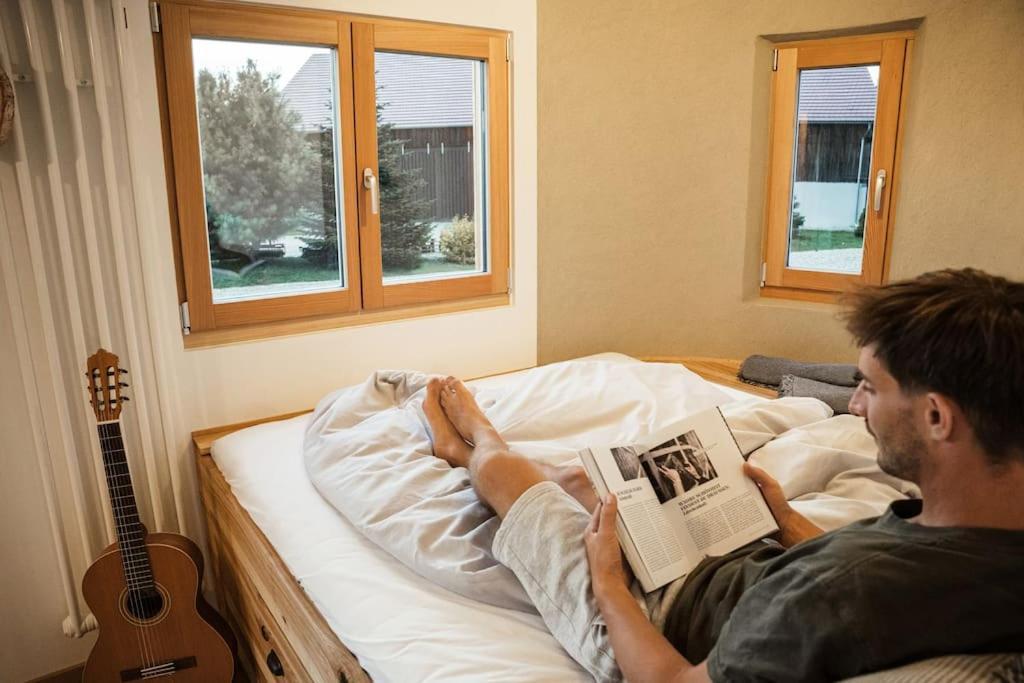 Oberschneiding Wohnwagon Paul - Autarkie Erleben! - Tiny House 빌라 외부 사진