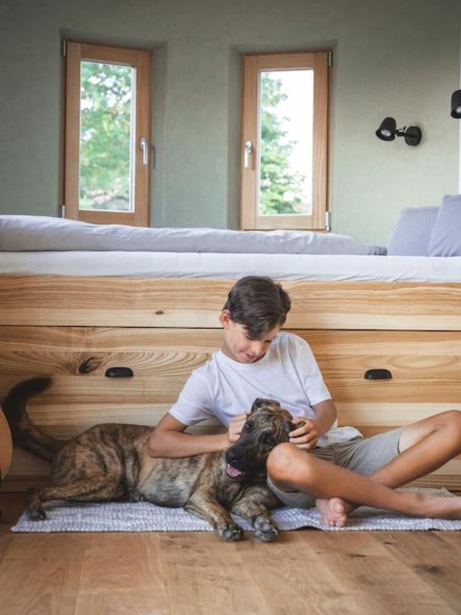 Oberschneiding Wohnwagon Paul - Autarkie Erleben! - Tiny House 빌라 외부 사진